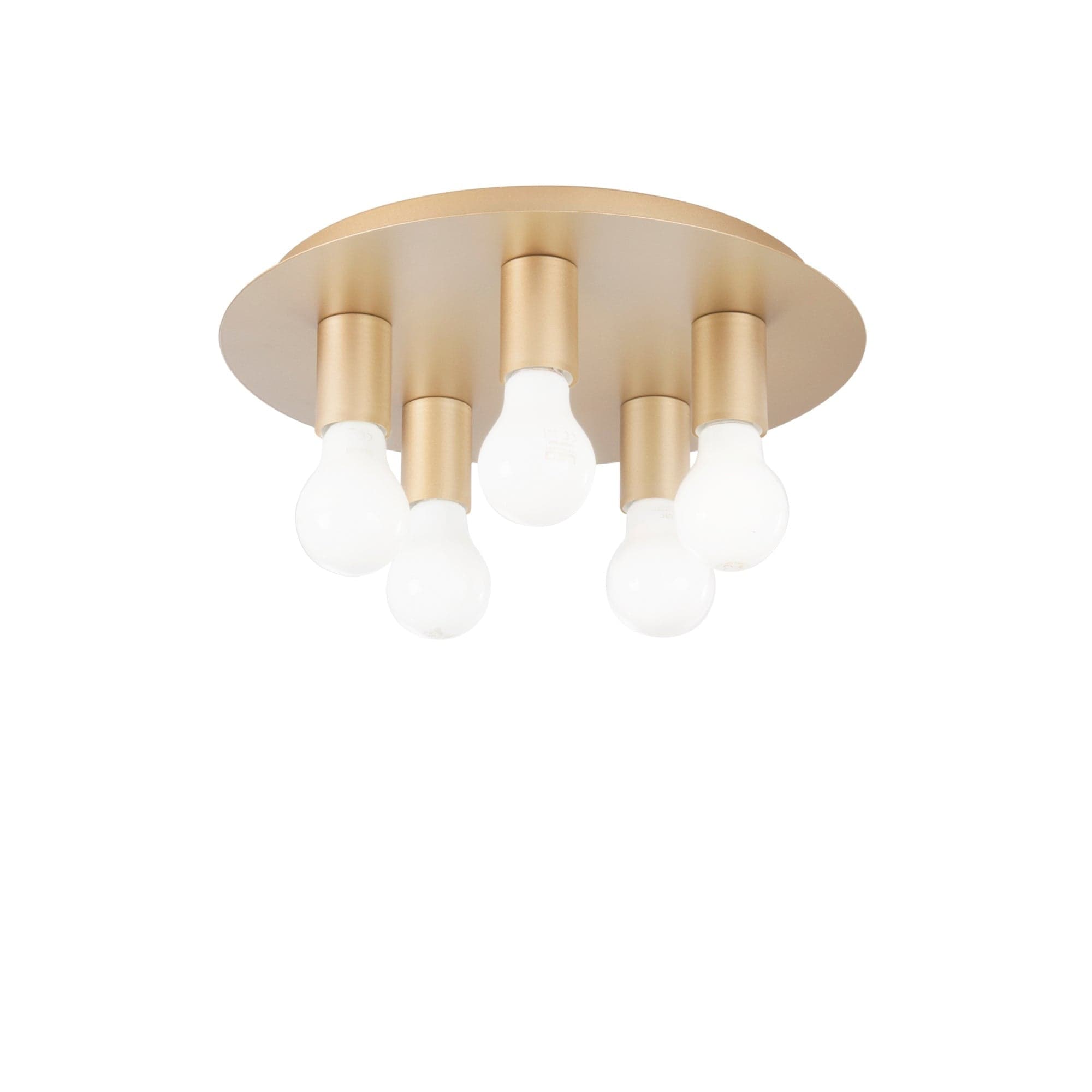 Plafoniera Oro 5Xe27 35X35X86Cm in Plafoniere Led Mall Home - Napoli, commercioVirtuoso.it