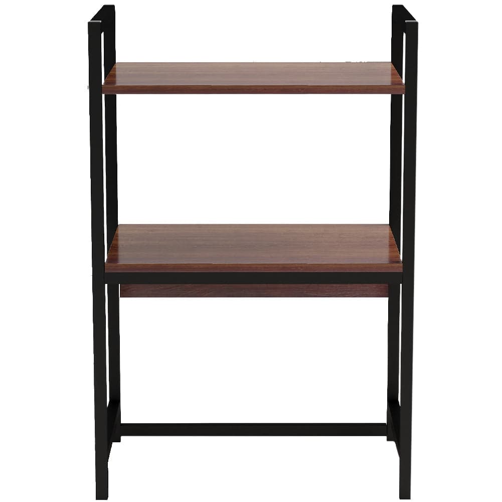Scaffale Organizer Casa Ufficio 2Ripiani Metallo e Legno MDF 53x35 H80cm Noce Nero in Librerie Danyx - Casoria, commercioVirtuoso.it