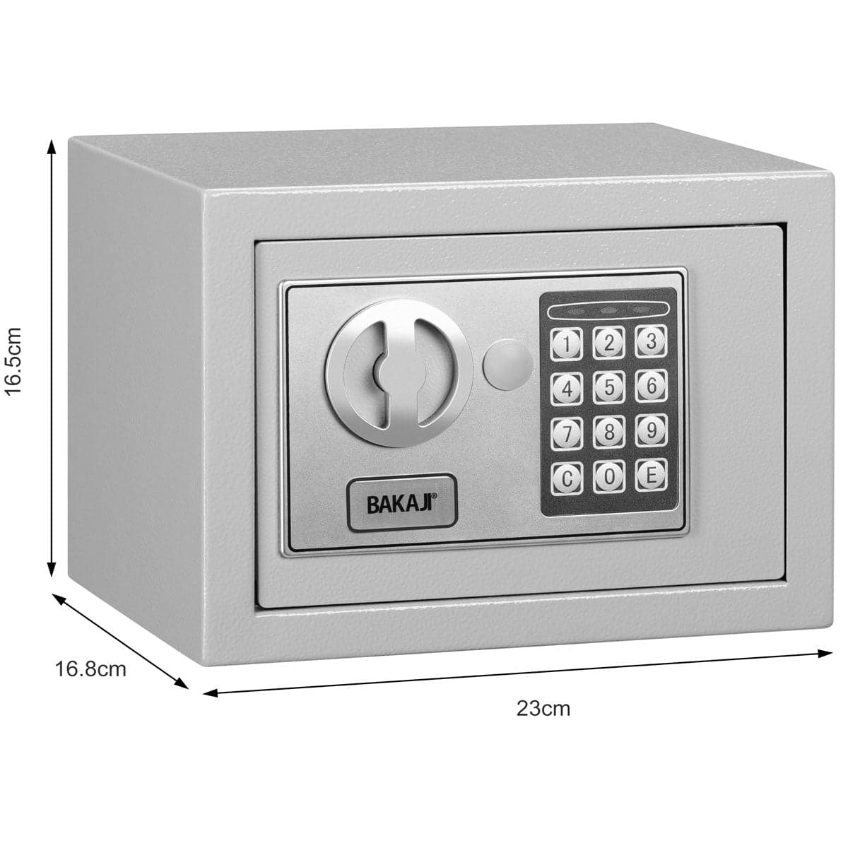 Cassetta Sicurezza Hotel 23x17x17cm Cassaforte Digitale Elettronica Ferro Zincato in Casseforti a muro Danyx - Casoria, commercioVirtuoso.it