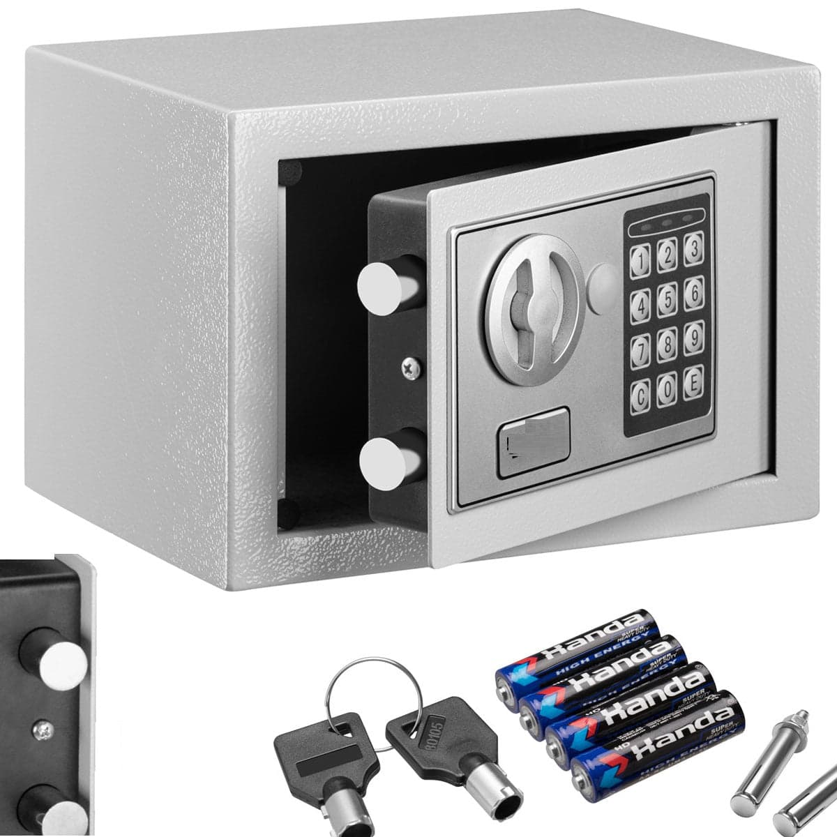 Cassetta Sicurezza Hotel 23x17x17cm Cassaforte Digitale Elettronica Ferro Zincato in Casseforti a muro Danyx - Casoria, commercioVirtuoso.it