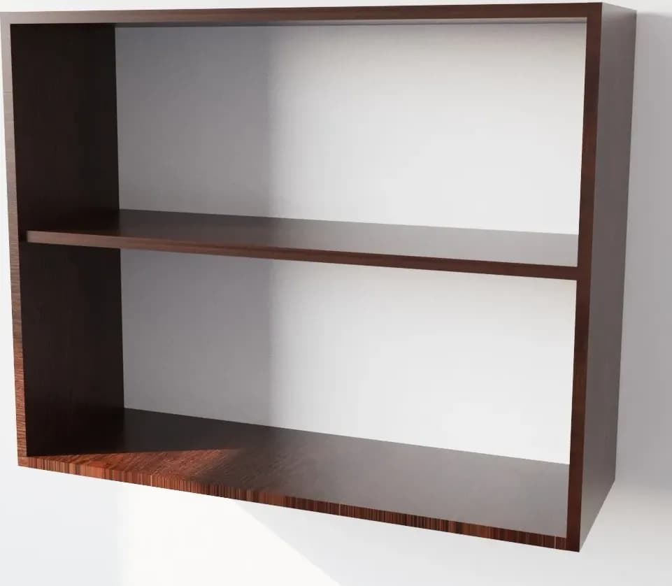 Pensile Cucina in Legno Nobilitato Wenge con Ante Altezza 72 cm in prodotto Calandrelli - Napoli, commercioVirtuoso.it