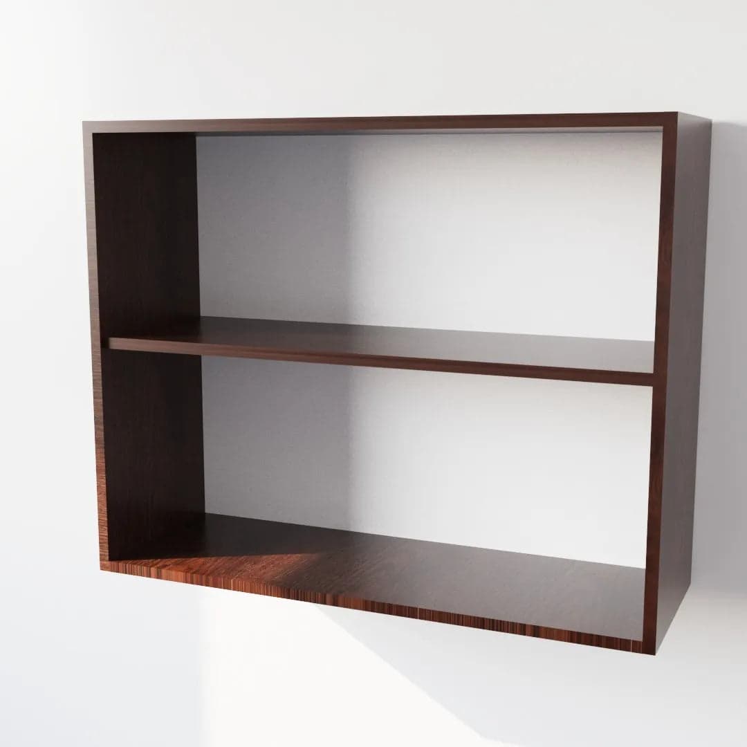 Pensile Cucina in Legno Nobilitato Wenge con Ante Altezza 72 cm in prodotto Calandrelli - Napoli, commercioVirtuoso.it