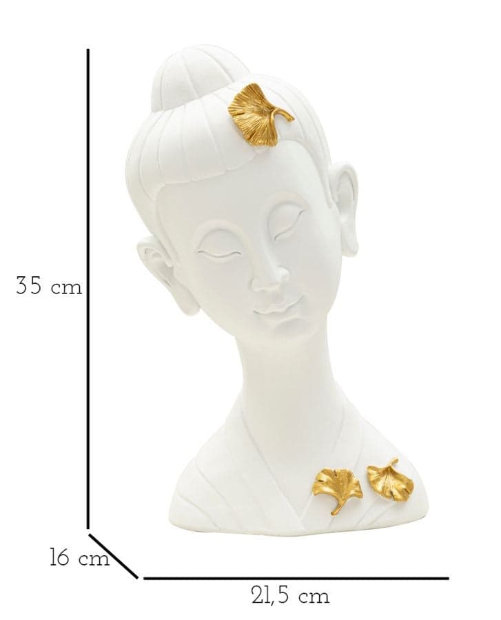 Testa Buddha -A- Cm 21,5X16X35 in Statue Led Mall Home - Napoli, commercioVirtuoso.it