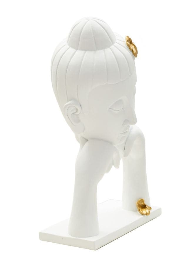 Testa Buddha -B- Cm 21,5X13X36 in Statue Led Mall Home - Napoli, commercioVirtuoso.it