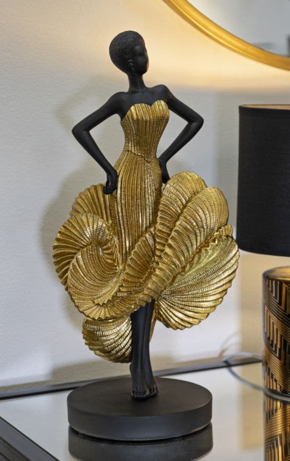 Donnia Fashion Dancing Gold Cm 16,5X15X36 in Adulti Led Mall Home - Napoli, commercioVirtuoso.it