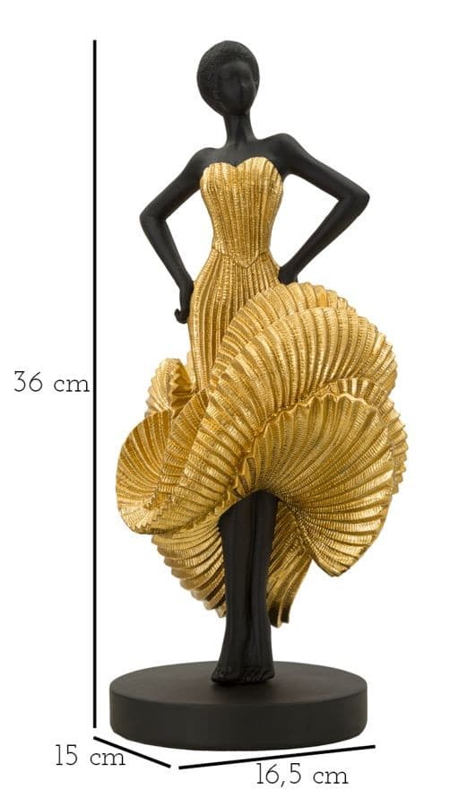Donnia Fashion Dancing Gold Cm 16,5X15X36 in Adulti Led Mall Home - Napoli, commercioVirtuoso.it
