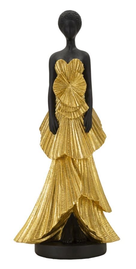 Donnina Fashion Gold Cm 14,5X10X33 in Sera e Cerimonia Led Mall Home - Napoli, commercioVirtuoso.it
