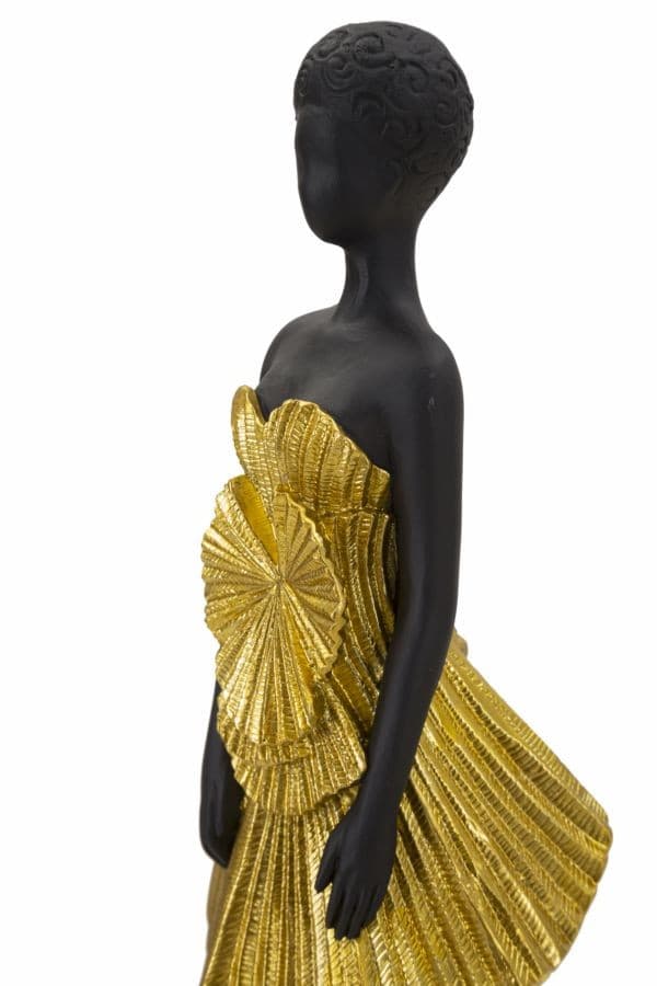Donnina Fashion Gold Cm 14,5X10X33 in Sera e Cerimonia Led Mall Home - Napoli, commercioVirtuoso.it