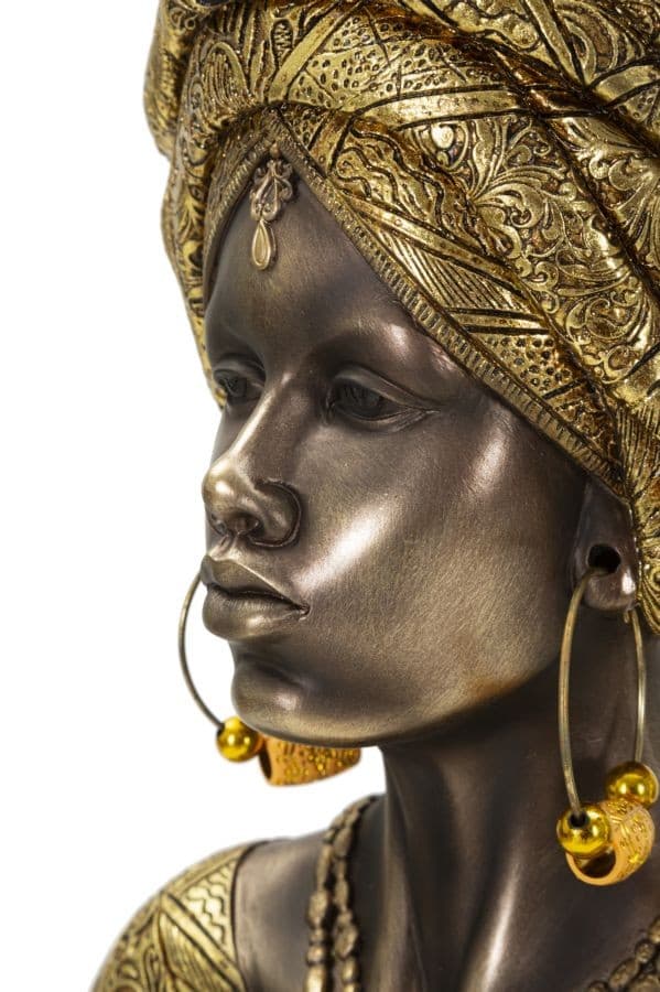 Scultura Nairobi Cm 21X16X38 in Statue Led Mall Home - Napoli, commercioVirtuoso.it