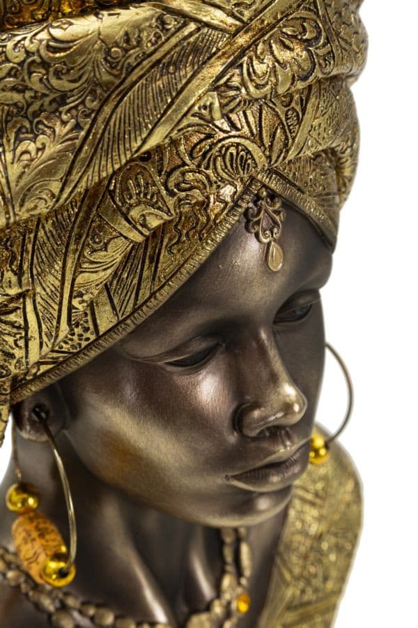 Scultura Nairobi Cm 21X16X38 in Statue Led Mall Home - Napoli, commercioVirtuoso.it
