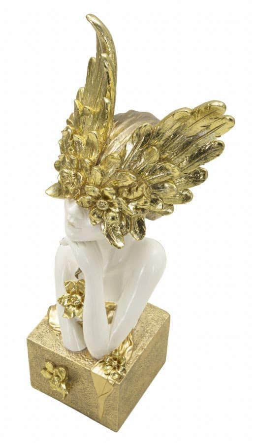 Scultura Minerva Cm 20X17X50 in Statue Led Mall Home - Napoli, commercioVirtuoso.it