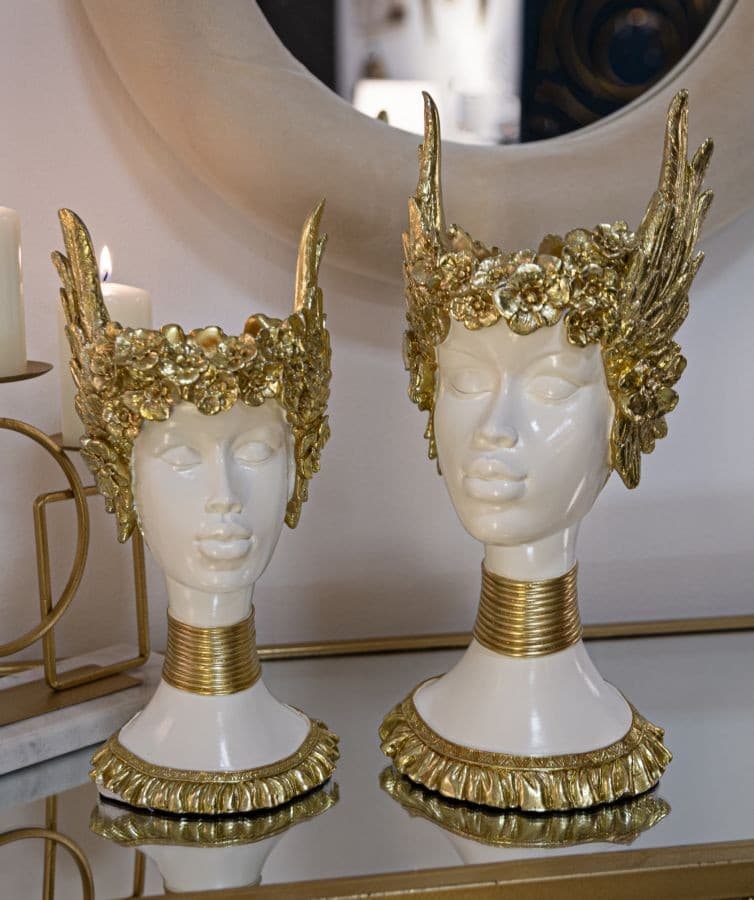 Scultura Athena Cm 17,5X17X38 in Statue Led Mall Home - Napoli, commercioVirtuoso.it