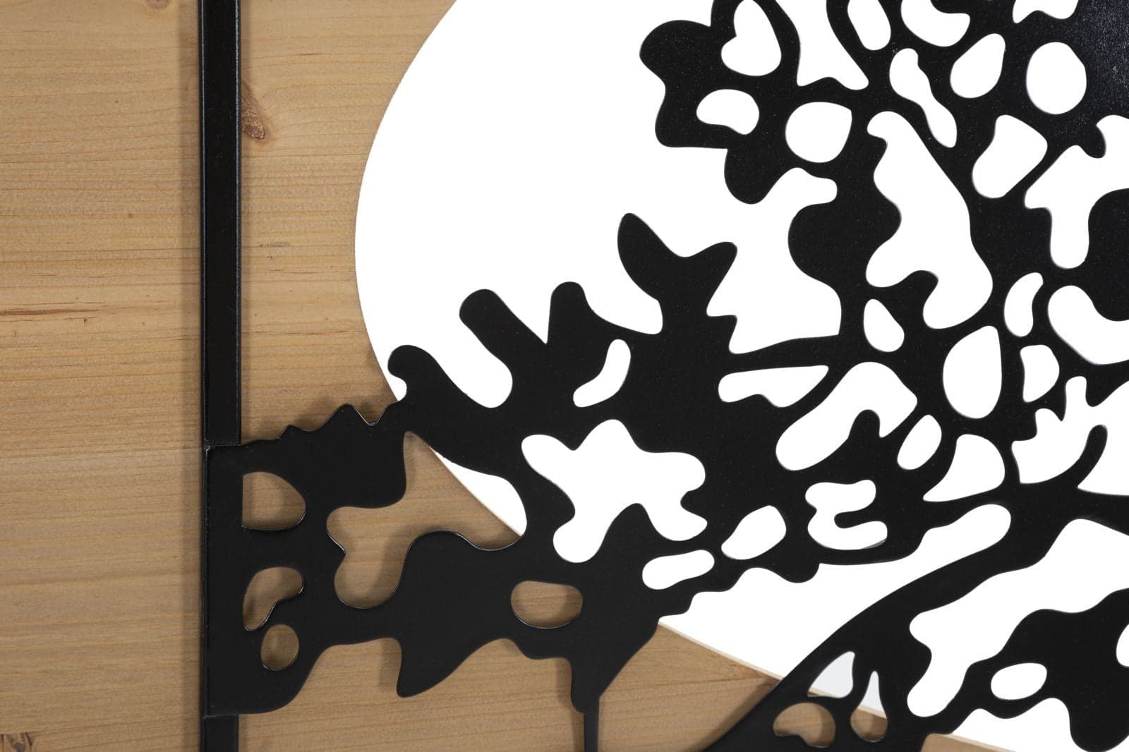 Pannello Da Muro Tree Ferro E Wood Set 3Pz Cm 176X2X90 (63X2X90-50X2X90) in Sculture a parete Led Mall Home - Napoli, commercioVirtuoso.it