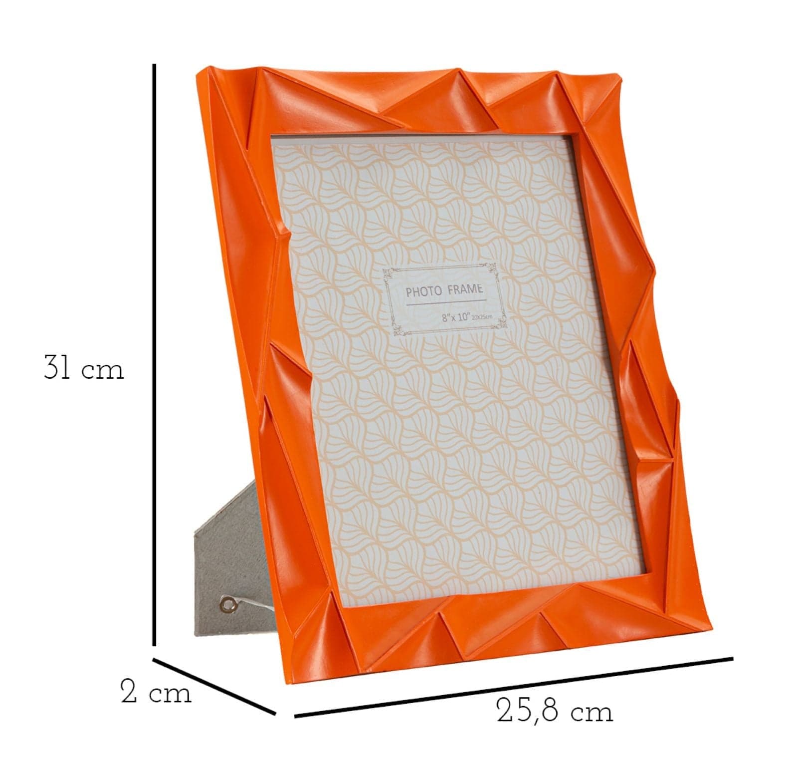 Cornice Orangy Cm 25,8X2X31 (Misura Interna Cm 20X25) in Cornici da parete e da tavolo Led Mall Home - Napoli, commercioVirtuoso.it