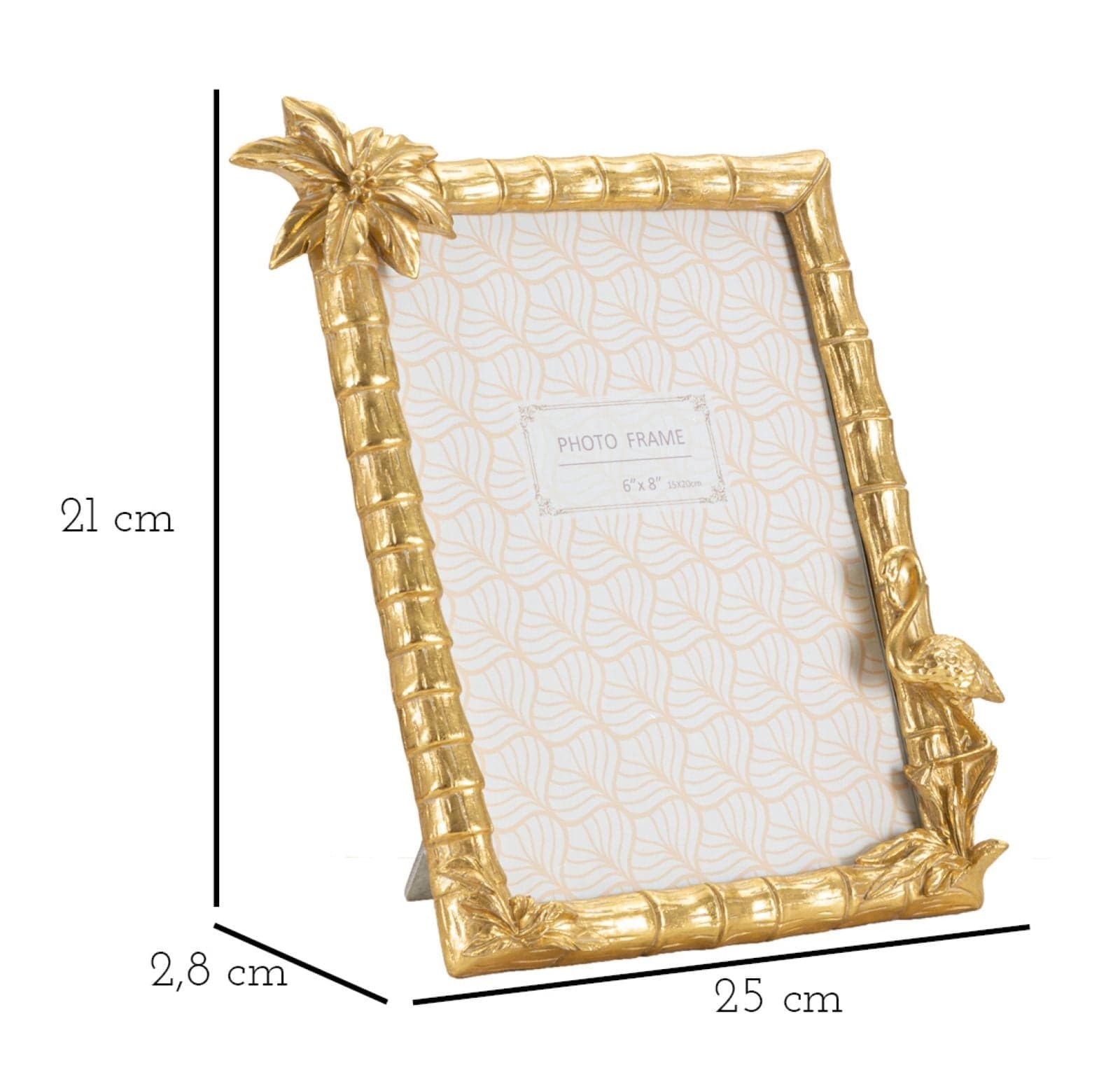 Cornice Flamingo Cm 25X2,8X21 (Misura Interna Cm 15X20) in Cornici da parete e da tavolo Led Mall Home - Napoli, commercioVirtuoso.it