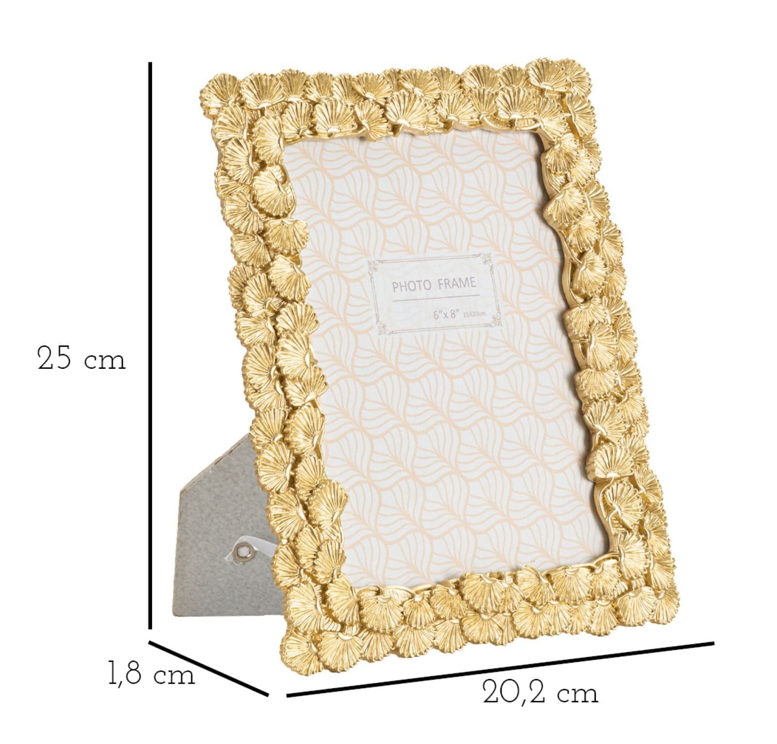 Cornice Tame Cm 20,2X1,8X25 (Misura Interna Cm 15X20) in Cornici da parete e da tavolo Led Mall Home - Napoli, commercioVirtuoso.it