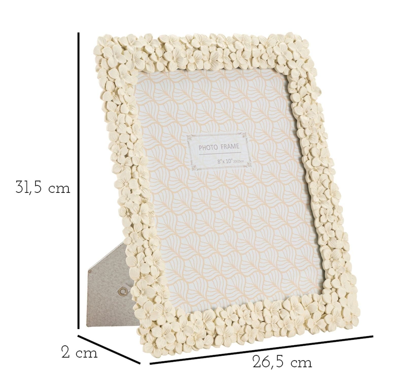 Cornice Floty Cm 26,5X2X31,5 (Misura Interna Cm 20X25) in Cornici da parete e da tavolo Led Mall Home - Napoli, commercioVirtuoso.it