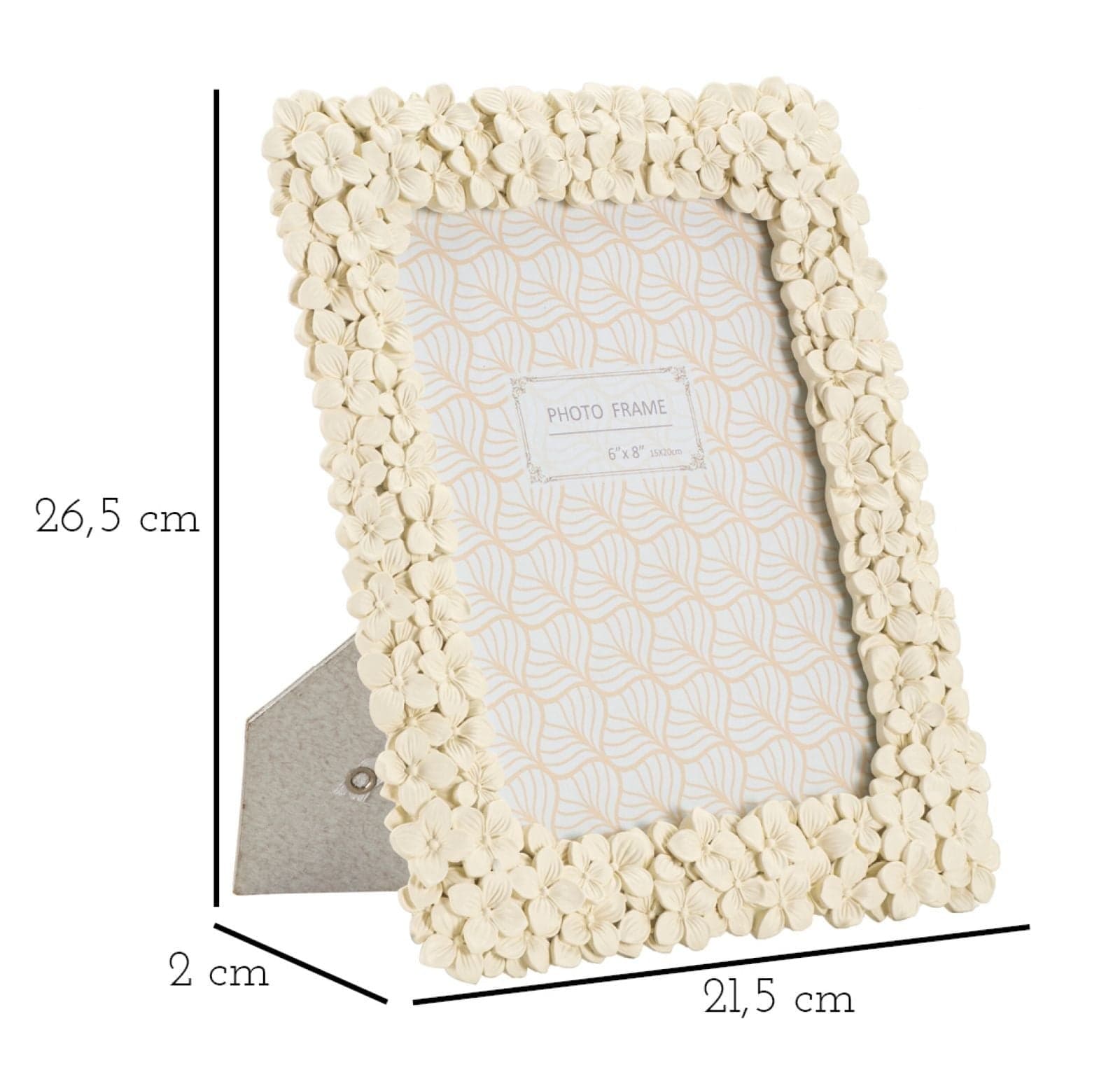 Cornice Floty Cm 21,5X2X26,5 (Misura Interna Cm 15X20) in Cornici da parete e da tavolo Led Mall Home - Napoli, commercioVirtuoso.it
