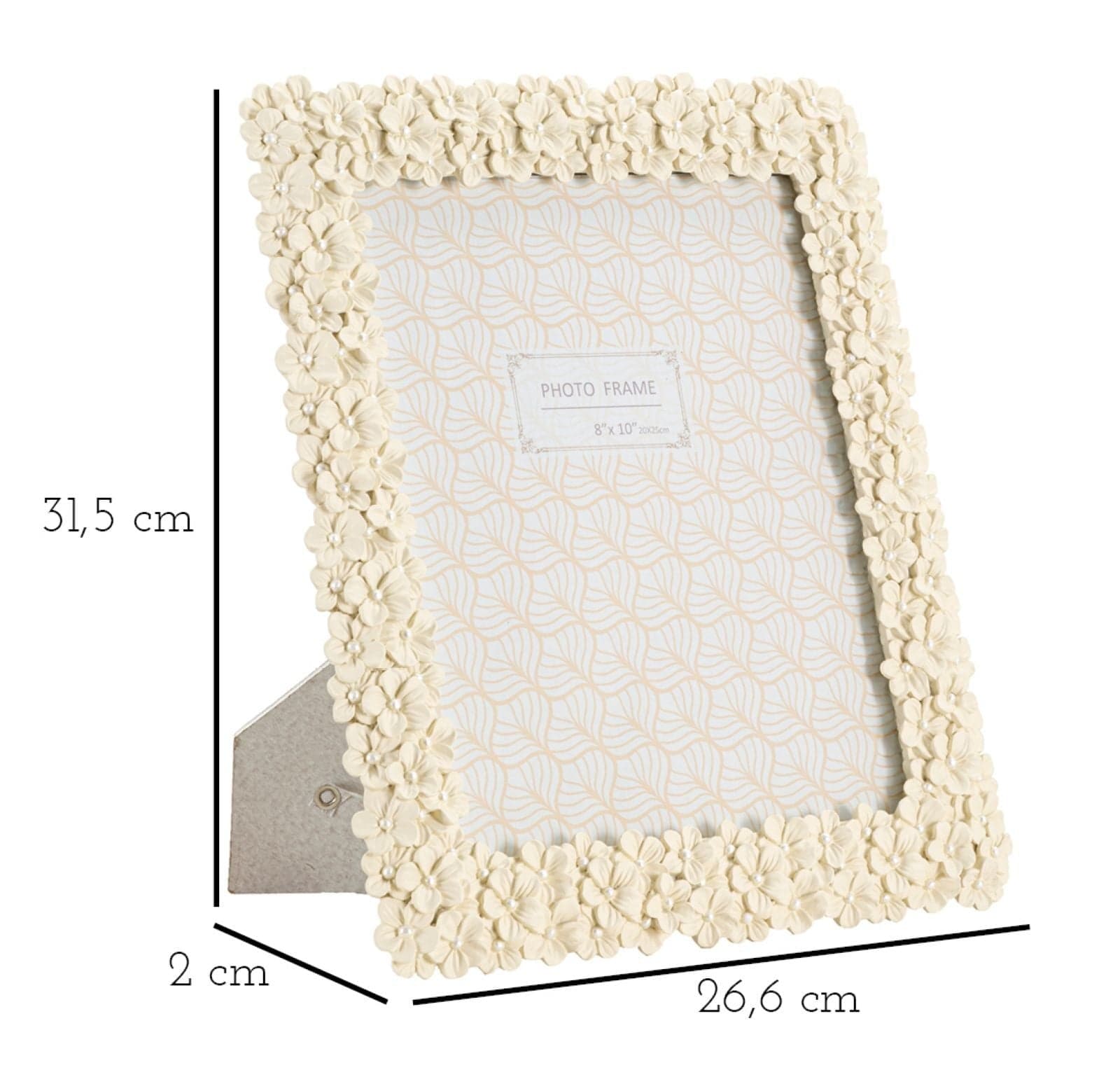 Cornice Gaspy Cm 26,5X2X31,5 (Misura Interna Cm 20X25) in Cornici da parete e da tavolo Led Mall Home - Napoli, commercioVirtuoso.it