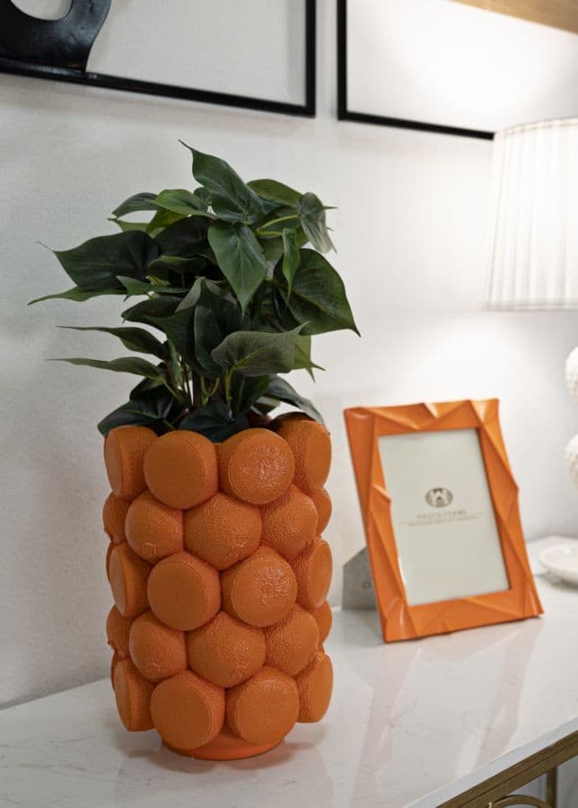 Vaso Orange Cm Ø 19X28 in Vasi tradizionali Led Mall Home - Napoli, commercioVirtuoso.it