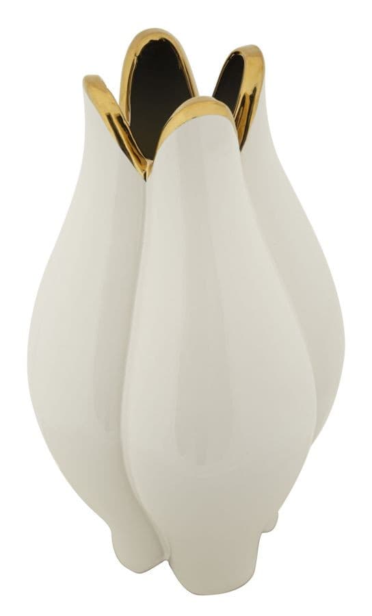 Vaso Ceramica Potter Cm Ø 21X40 in Cachepot Led Mall Home - Napoli, commercioVirtuoso.it