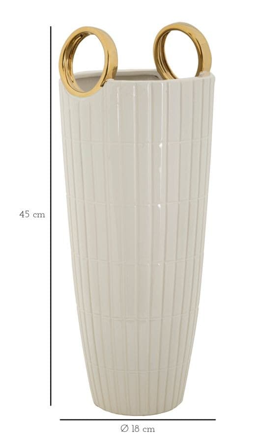 Vaso Ceramica Shopping Cm Ø 18X45 in Vasi tradizionali Led Mall Home - Napoli, commercioVirtuoso.it