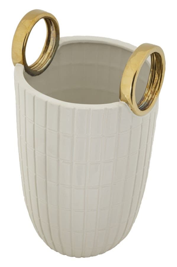 Vaso Ceramica Shopping Cm Ø 18X25 in Vasi tradizionali Led Mall Home - Napoli, commercioVirtuoso.it