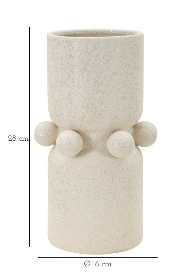 Vaso Ceramica Bubbles Cm Ø 16X28 in Vasi tradizionali Led Mall Home - Napoli, commercioVirtuoso.it