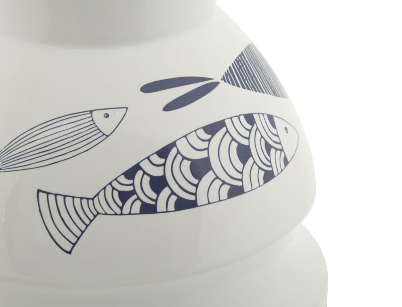 Vaso Ceramica Fish Cm Ø 21X31 in Vasi tradizionali Led Mall Home - Napoli, commercioVirtuoso.it