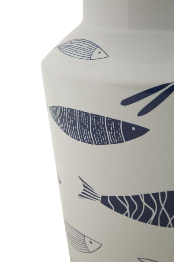 Vaso Ceramica Fish Double Cm Ø 14X34 in Vasi tradizionali Led Mall Home - Napoli, commercioVirtuoso.it