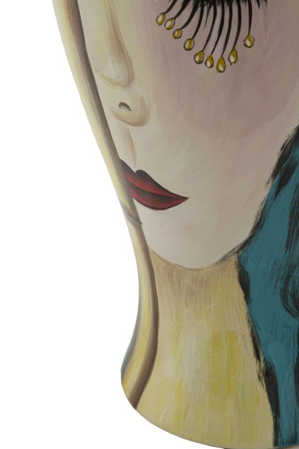 Vaso Ceramica Art Face Cm Ø 28X50 in Vasi tradizionali Led Mall Home - Napoli, commercioVirtuoso.it