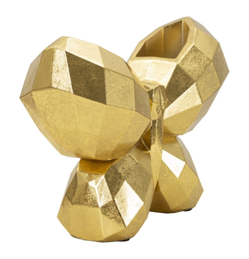 Vaso Butterfly Gold Cm 22,5X8X15 in Vasi Led Mall Home - Napoli, commercioVirtuoso.it