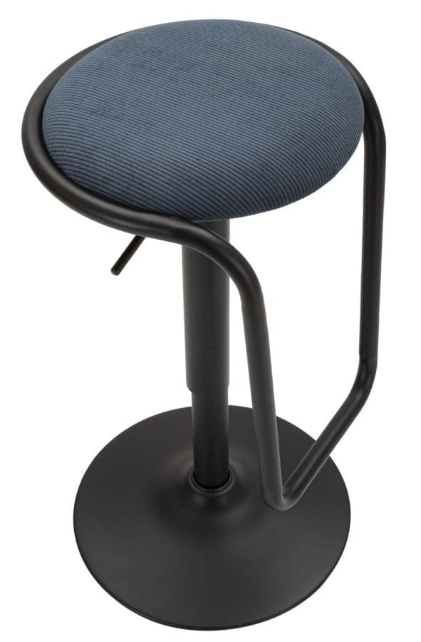 Sgabello Bar Destiny Navy Cm Ø 41X61-83 in Sgabelli da bar Led Mall Home - Napoli, commercioVirtuoso.it