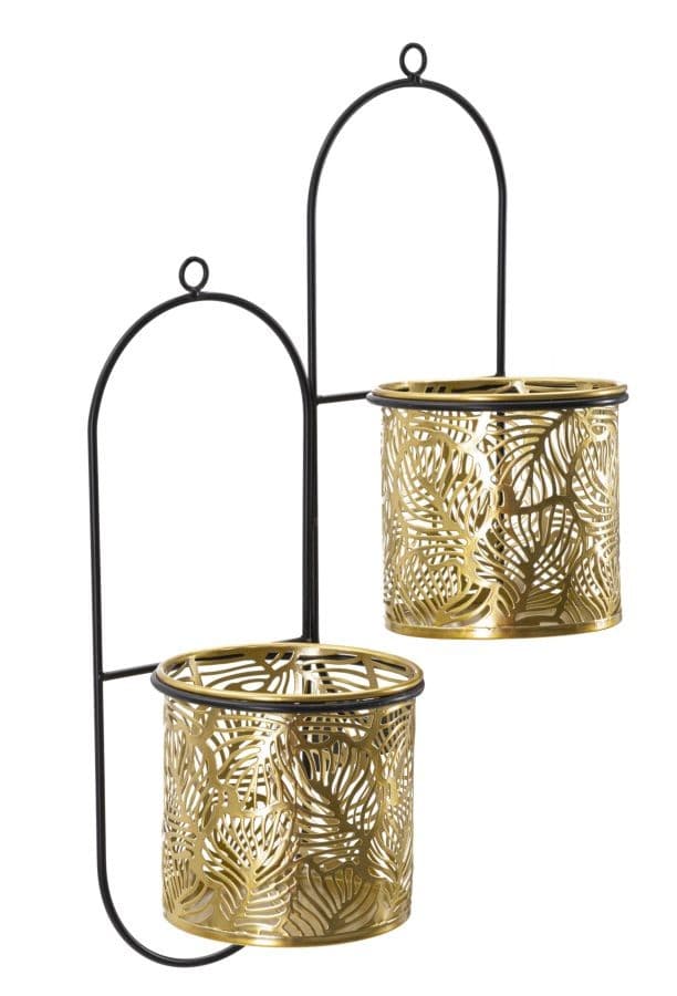 P/Vaso Da Muro Doppio Hong Cm 27X14X48 in Vasi pensili Led Mall Home - Napoli, commercioVirtuoso.it