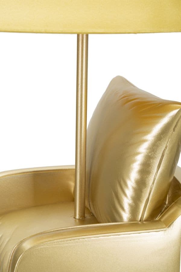 Lampada Da Comodino Midcentury Gialla Cm Ø 26X46 in Lampade da tavolo e abat-jour Led Mall Home - Napoli, commercioVirtuoso.it