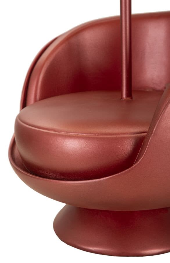 Lampada Da Comodino Midcentury Rossa Cm Ø 26X43 in Lampade da tavolo e abat-jour Led Mall Home - Napoli, commercioVirtuoso.it
