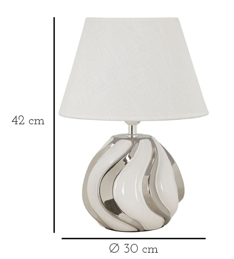 Lampada Da Tavolo Shiney Cm Ø 30X42 in Lampade da tavolo e abat-jour Led Mall Home - Napoli, commercioVirtuoso.it