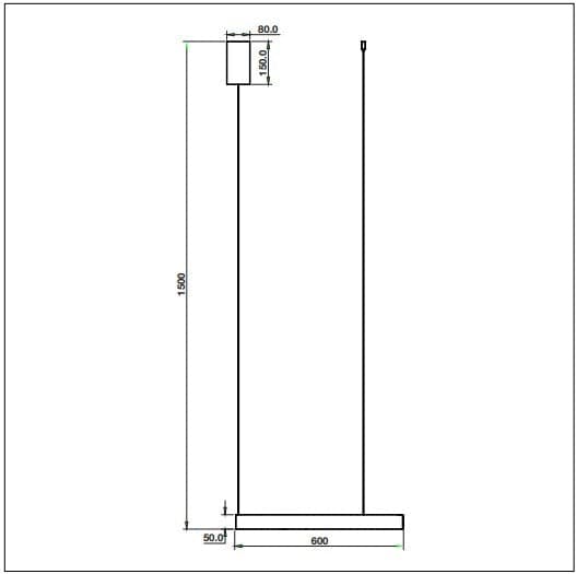 Sospensione semicircolare Led cct Marmo 30W 3900Lm 60X60X150Cm in Lampade a sospensione Led Mall Home - Napoli, commercioVirtuoso.it