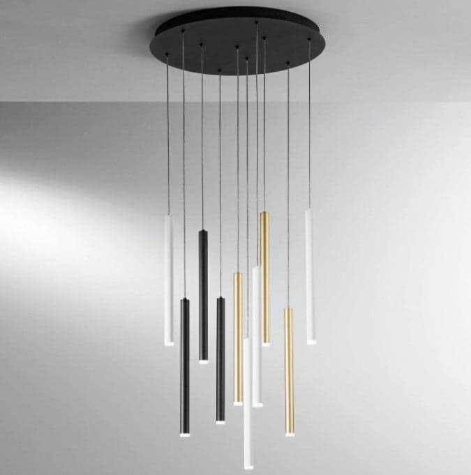 Sospensione Led cct Multicolore 50W 4700Lm 200X50X3,5Cm in Lampade a sospensione Led Mall Home - Napoli, commercioVirtuoso.it