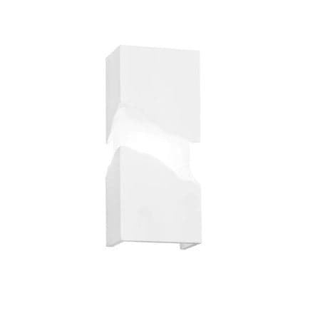 Applique in gesso verniciabile 2XG9 28X12X7cm in Applique Led Mall Home - Napoli, commercioVirtuoso.it
