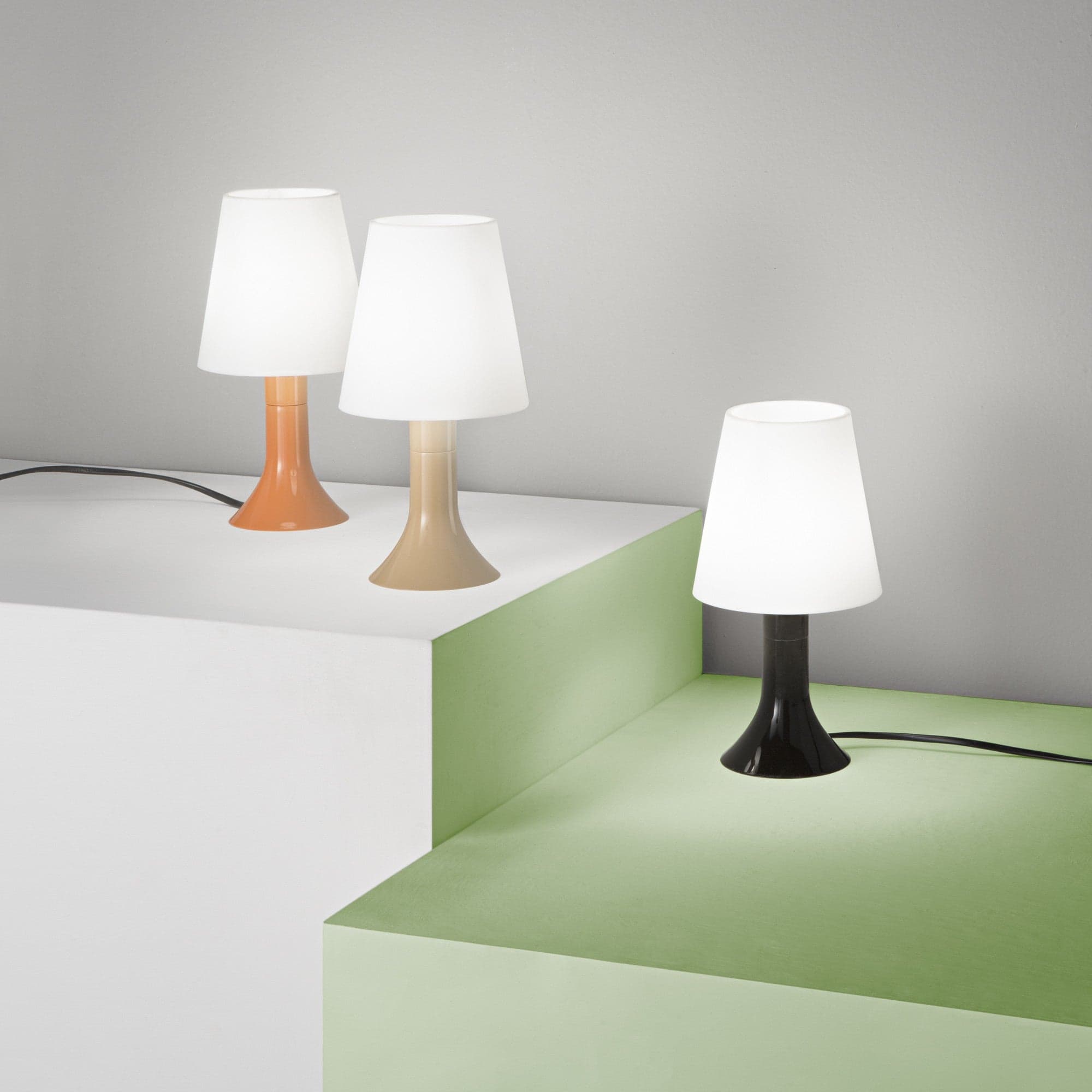 Lampada da tavolo con lumetto e diffusore in PC ARANCIONE 24,5X13X9 cm in Lampade da tavolo e abat-jour Led Mall Home - Napoli, commercioVirtuoso.it