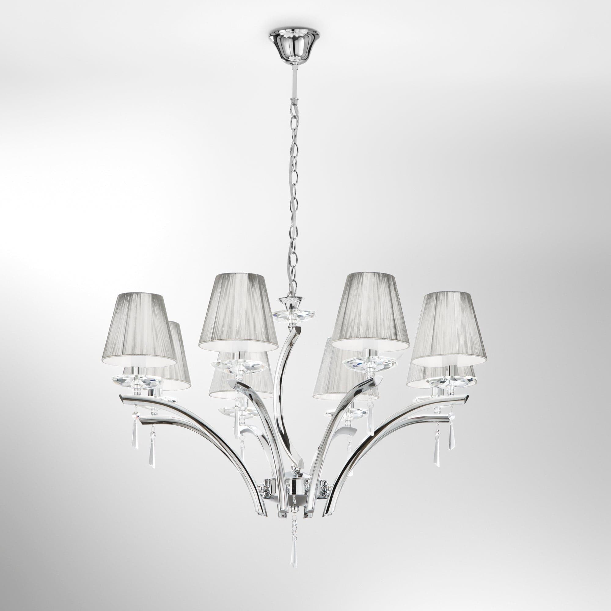 Lampadario a sospensione 8xE14 105X75X50CM in Lampade a sospensione Led Mall Home - Napoli, commercioVirtuoso.it