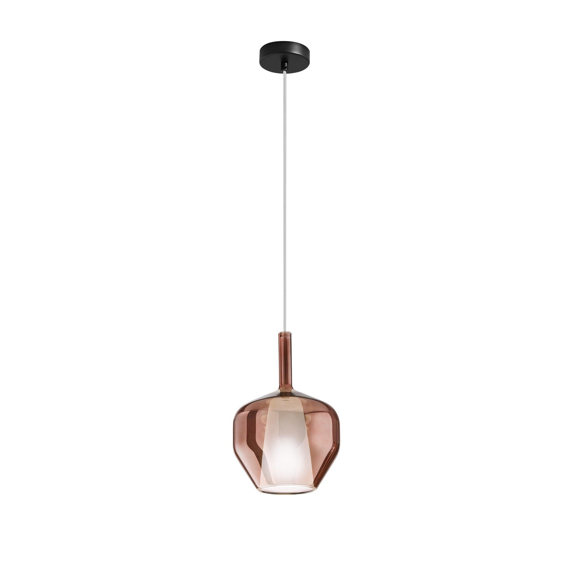 Lampadario a Sospensione Rame 30X20CM in Lampade a sospensione Led Mall Home - Napoli, commercioVirtuoso.it