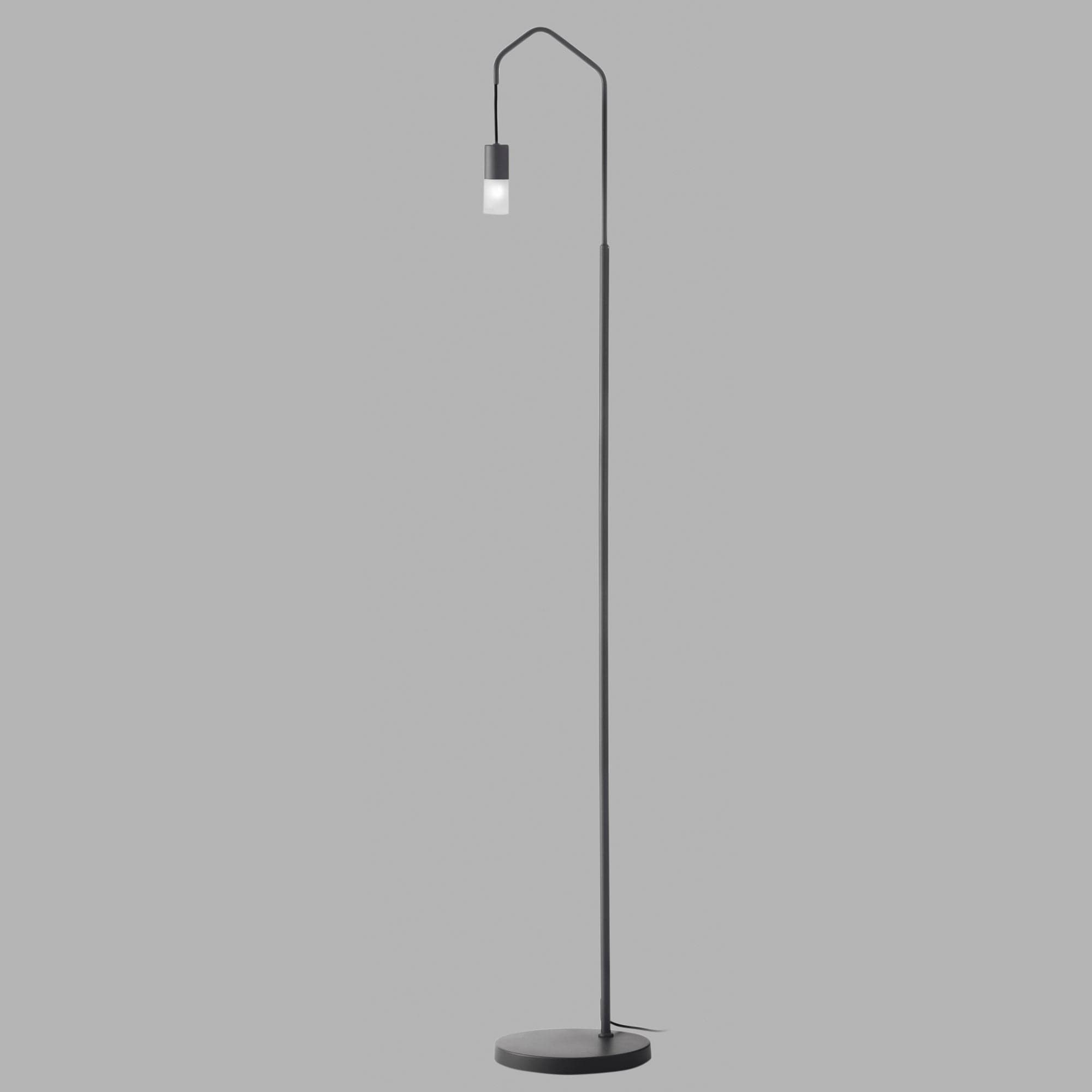 Piantana acrilico e metallo nero 165X28CM in Lampade da terra Led Mall Home - Napoli, commercioVirtuoso.it