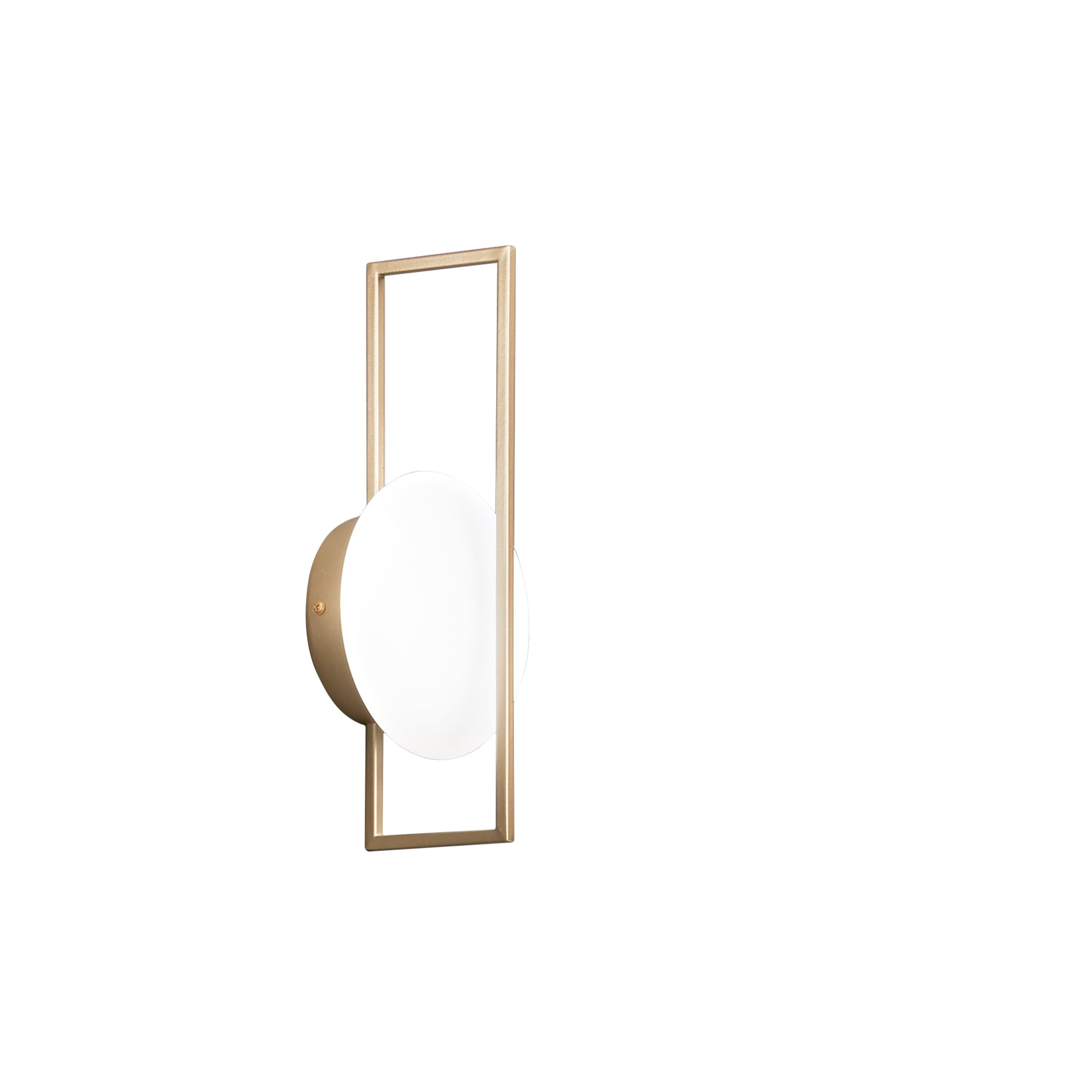 Applique Led in metallo e acrilico 12W cct 34,5X10Cm