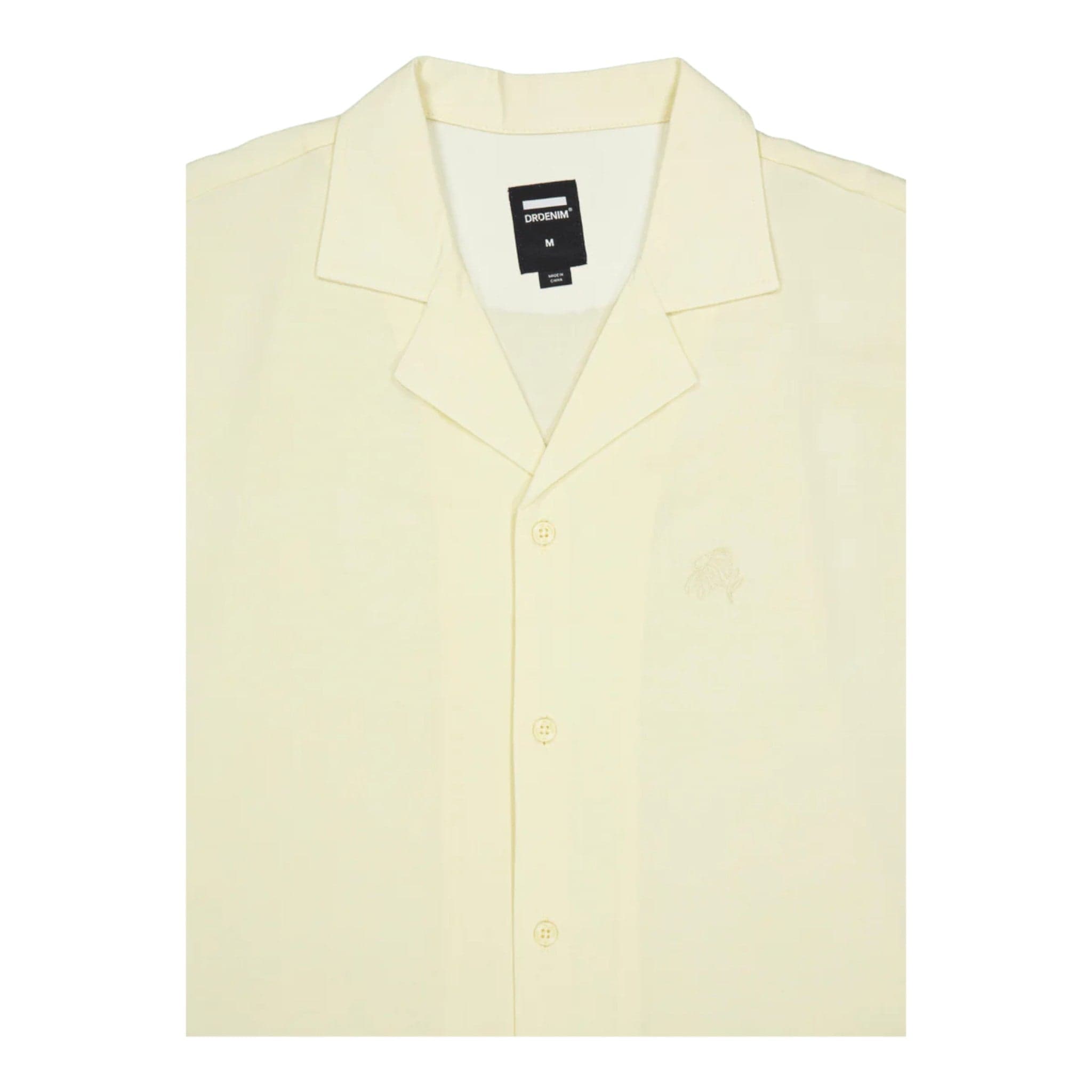DRDENIM camicia dr denim madi shirt - light yellow embroidery da donna in Bluse e camicie Drestige - Casamassima, commercioVirtuoso.it