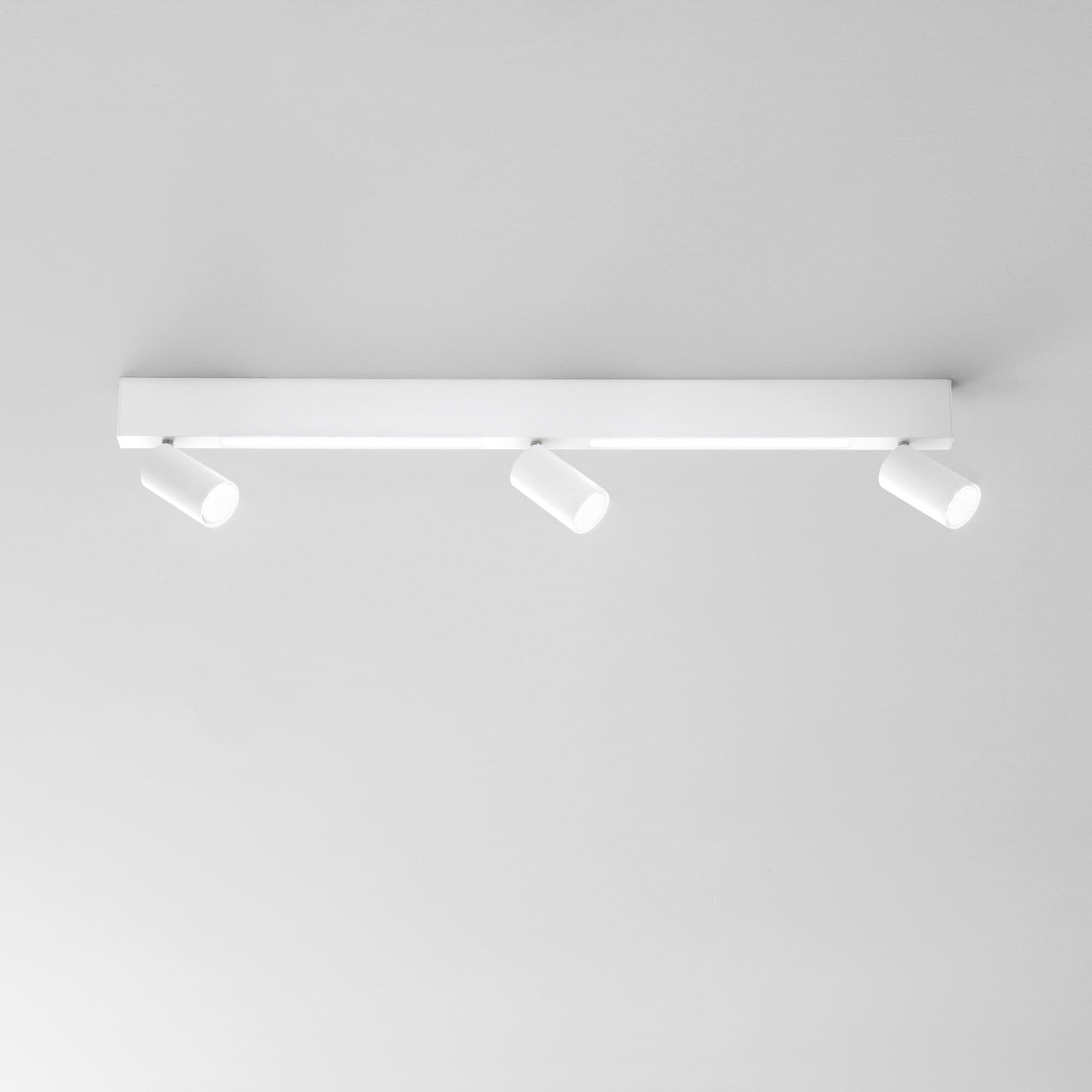 Applique struttura in metallo uno o più punti luce cct Bianco GU10 + Led 90X3X7 cm in Lampade da parete Led Mall Home - Napoli, commercioVirtuoso.it
