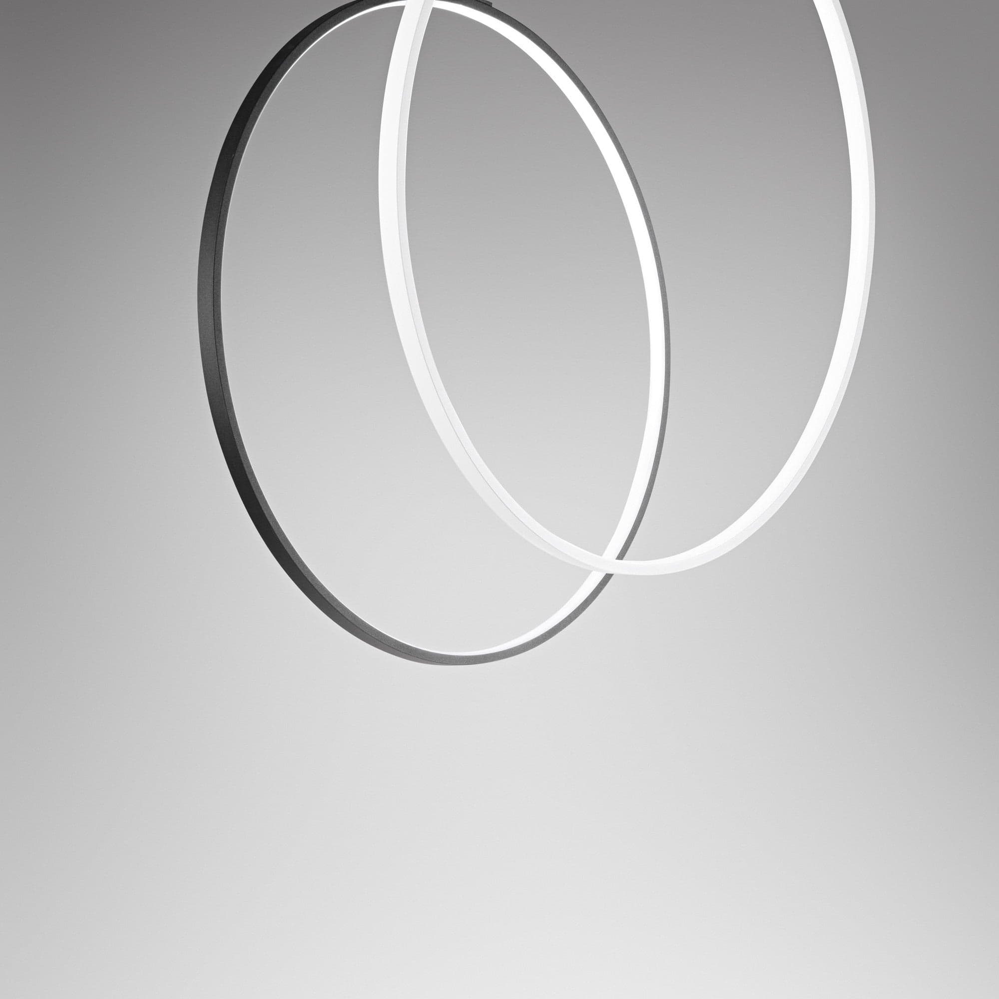Lampadario a sospensione struttura in metallo diffusore in silicone Bianco 120X270X8 cm in Lampade a sospensione Led Mall Home - Napoli, commercioVirtuoso.it