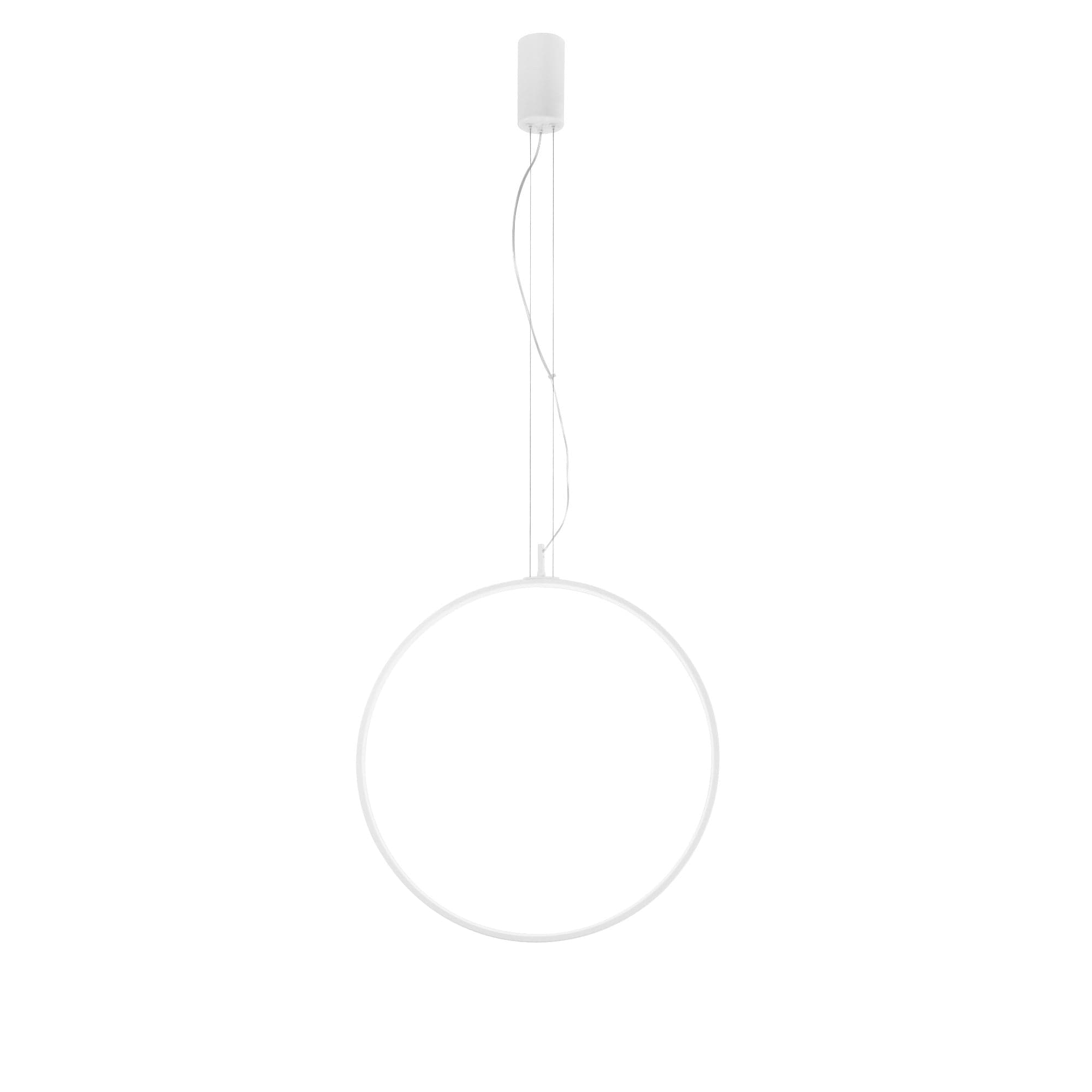 Lampadario a sospensione struttura in metallo diffusore in silicone Bianco 60X210X8 cm in Lampade a sospensione Led Mall Home - Napoli, commercioVirtuoso.it