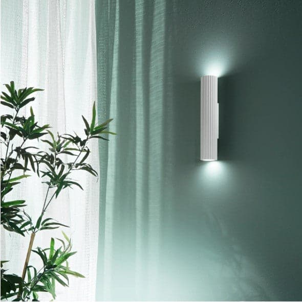 Applique in gesso verniciabile con struttura tubolare 35X7cm. in Applique Led Mall Home - Napoli, commercioVirtuoso.it